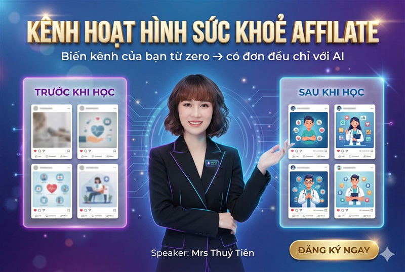 KÊNH HOẠT HÌNH SỨC KHOẺ AI AFFILATE
