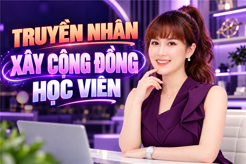TRUYỀN NHÂN XÂY CỘNG ĐỒNG HỌC VIÊN