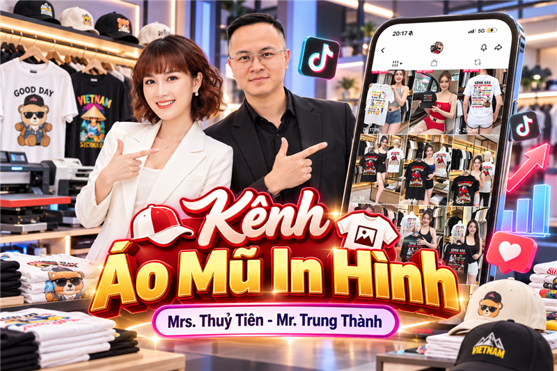 Dạng Kênh Áo Mũ In Hình