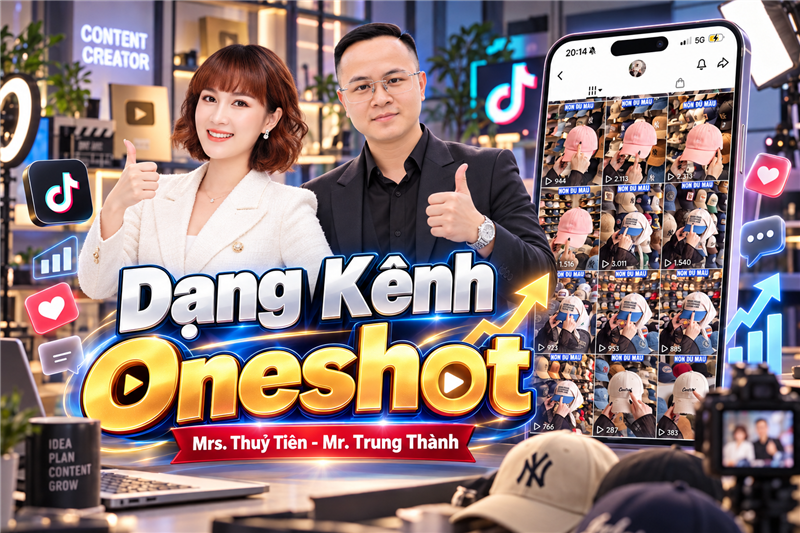 Dạng Kênh One Shot Tiktok AI