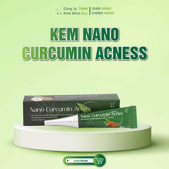 Kem Nano Curcumin Acnes